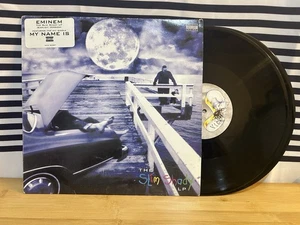 Eminem The Slim Shady LP OG 1st Press Vinyl Colored Labels Aftermath Hip Hop Rap - Picture 1 of 8