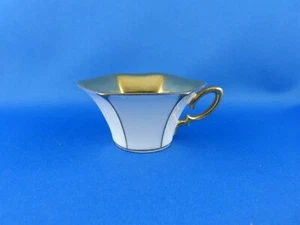 Alte Porzellan Tasse / Mokkatasse H&Co Heinrich & Co Selb Bavaria, Golddekor - Bild 1 von 13