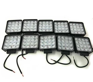 10x 48W Watt LED Licht Scheinwerfer 12V Arbeitslampe Spot Auto Boot LKW M - Bild 1 von 7