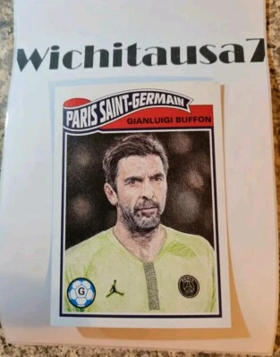 2019 Topps Soccer Living Set Gianluigi Buffon Paris Saint Germain UCL #14 - Image 1 of 2