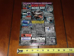 PAXTON SUPERCHARGER ORIGINAL 1998 AD - Picture 1 of 16