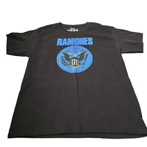 NWT Unisex Youth 1234 Oversized Ramones Classic Seal Graphic T-shirt Size 11/12 - Picture 1 of 7