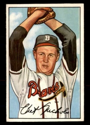 1952 Bowman #120 Chet Nichols EX-MT - Image 1 of 2