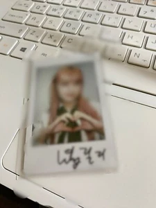nmixx soundwave  vc event winner lily autographed signed polaroid scout uniform - Picture 1 of 1