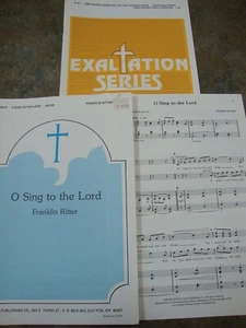2 CHORAL SONGS MUSIC CHOIR VOCAL Christian Church Sheet Music - Picture 1 of 1