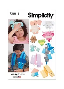 SIMPLICITY 9811 CHILDREN'S PACKS & COVERS Sewing Pattern WARM OR COLD - Picture 1 of 14
