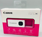 Canon iNSPiC REC FV-100 Digital Camera Pink Compact Waterproof 13.0MP Used Japan