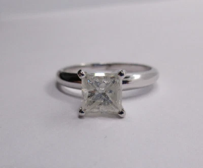 14K Gold Diamond Engagement Ring Center=1.00 Carat H-SI3 Enhanced  Value=$7,950 - Image 1 of 4
