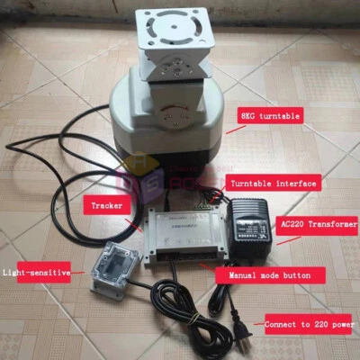 TY-201M Small Two-Axes Solar Automatic Tracking System Outside Focusing Lens - Image 1 of 4