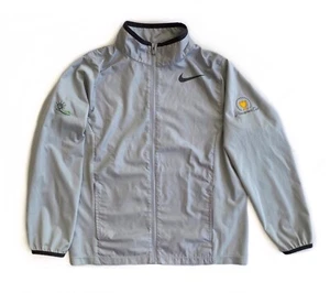 Nike Golf Zip Jacket Presidents Cup Youth S Light Gray Wind Water Resistant - Picture 1 of 6