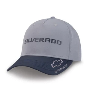 Chevrolet Silverado Microfiber Gray and Blue Hat - Picture 1 of 2