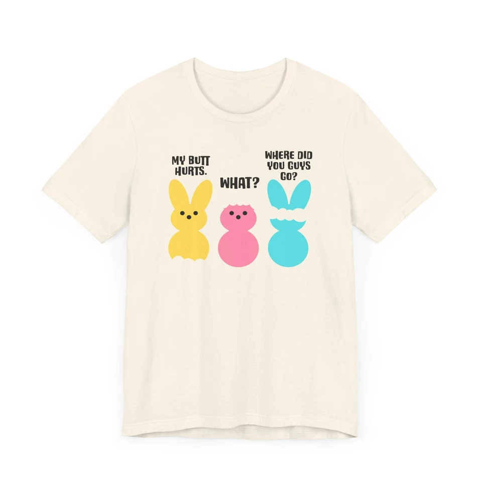 Camiseta Gráfica Divertida Peeps | My Butt Hurts | Camiseta Gráfica Divertida Pascua Foto 1 de 1