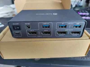 Switch between 1 laptop & 1 PC on 2 Monitors - CMSTED CD KVM Docking Station - Picture 1 of 5