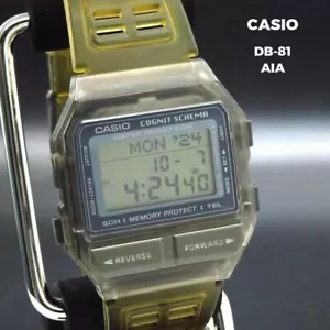 CASIO Databank DB-81 Moai ESQUEMA COGNITIVO AIA Producto en funcionamiento de Japón - Imagen 1 de 8
