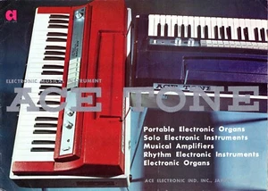 Dec 1966 ACE TONE catalog - amplifiers organs roland teisco guyatone elk - Picture 1 of 6