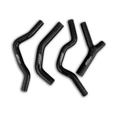 Mangueira de silicone para radiador líquido de arrefecimento para Honda CR500 CR500 R 1985-1988 1987 1986 PRETA - Imagem 1 de 4