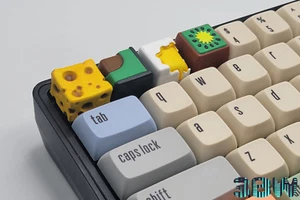 Food Keycap Set | Handpainted Resin Artisan Caps | Cherry MX | Cheese, Egg - Picture 1 of 15