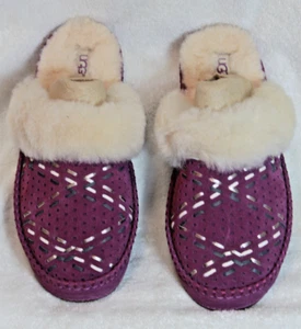 UGG Aira Tehuano lila Passion Hausschuhe neu ohne Karton Größe 9 S/N 1016710 - Bild 1 von 9