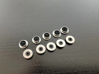 Märklin / Trix  013  Speichenrad schwarz   6mm   10 Stück   Spur H0 / N / Z - Bild 1 von 2