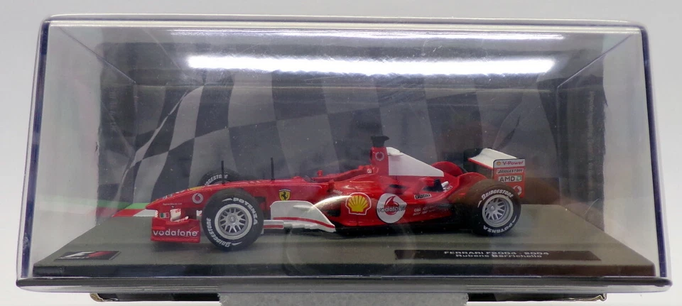 Altaya 1/43 Scale AL15220B - F1 Ferrari F2004 2004 - #2 Rubens Barrichello - Image 1 of 1