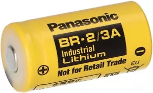 Panasonic Batteria Al Litio BR-2/3A 3V 1200mAh Br 2/3A - Foto 1 di 7