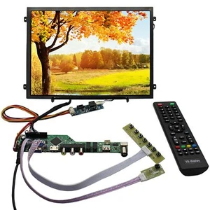 HD VGA AV USB LCD Controller Board 10.4inch 1024x768 500nit LCD Screen - Afbeelding 1 van 5