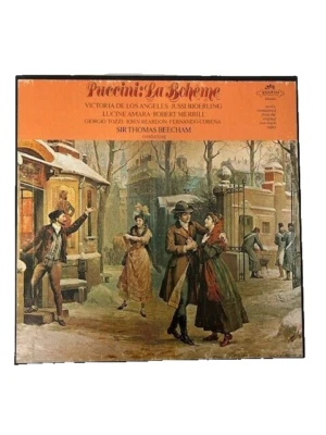 Puccini - La Boheme, de los Angeles - Beecham Angel 2 Vinyl Records Set- LN - Image 1 of 4