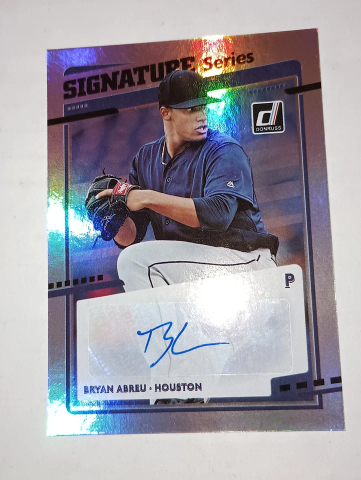 2020 Donruss Signature Series #40 Bryan Abreu Houston Astros - Image 1 of 1