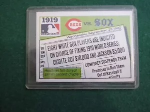 1968 Fleer R.G. Laughlin 1919 World Series Reds Vs White Sox #17 VG-EX - Picture 1 of 2