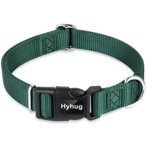 Hyhug Pets Solid Color Classic Regular Heavy Duty Basic Collar for Sz-S Breeds - Picture 1 of 6