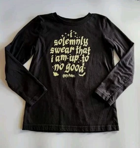 Harry Potter Pullover Long Sleeve Hooded Kids Sweatshirt Size 7. Gray Color  - Picture 1 of 5