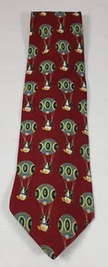 Parachuting Penguin Neck Tie Robert Stock, Silk Handmade Parachute - Picture 1 of 6