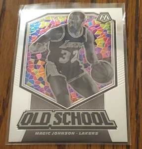 MAGIC JOHNSON 2019-20 Panini Mosaic Old School #16 Los Angeles Lakers - Picture 1 of 2
