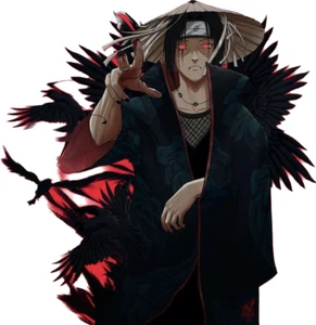 "Calcomanía de auto de 6" para anime resistente a la intemperie Itachi Uchiha 01 Naruto - Imagen 1 de 1