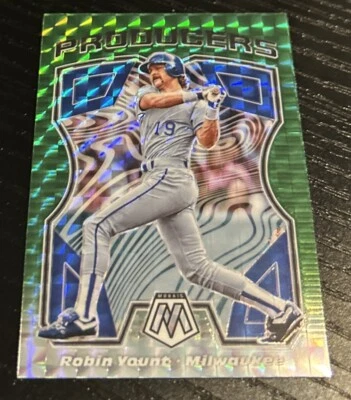 2021 Panini Mosaic Robin Yount Producers Green Prizm  - Image 1 of 2