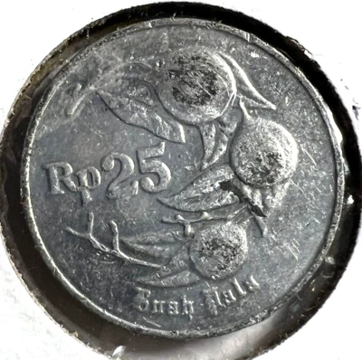 1994 25 Rupiah Idonesia KM55 Aluminum F - Image 1 of 2