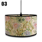 Flower Pattern Lamp Shade Bamboo Art Lampshade Cafe Chandelier Home Decor Retro