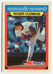 1988 Topps Kmart Memorable Moments #7 Roger Clemens Boston Red Sox - Picture 1 of 2