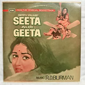 Seeta Aur Geeta R D Burman LP Schallplatte selten Vinyl 1972 Hindi Bollywood indisch EX - Bild 1 von 9