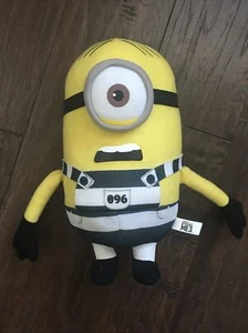 "Uniforme de peluche Despicable Me 3 Minion Stuart 10"" cárcel prisionero 096 relleno" - Imagen 1 de 9