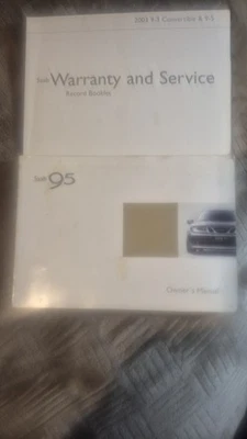 Saab 95 2003 manual del propietario parte 3 422469 viene con estuche negro de fábrica Foto 1 de 4
