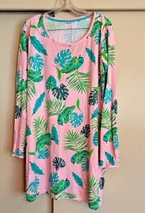Serra Label Schlupfkleid Tropical Print ~ Gr. XL ~ Neu ohne Etikett - Bild 1 von 2