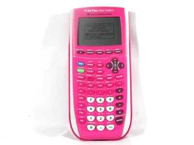 Texas Instrument 84 Plus Silver Edition graphing Calculator Pink (No Battery) - Image 1 of 4