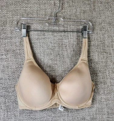 Wacoal Basic Beauty Underwire T-Shirt Bra 853192 Women's 34D Beige Spacer - Image 1 of 4