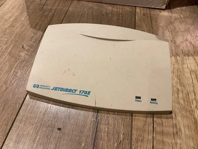 HP Hewlett Packard JetDirect 170X J3258B External Print Server 10Base-T Parallel - Image 1 of 3