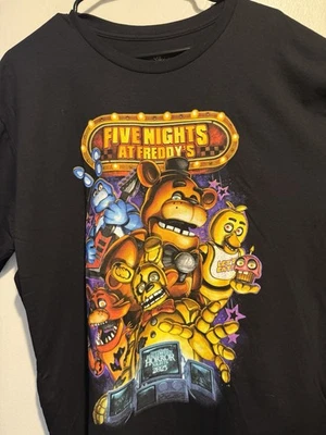 Camiseta Negra Universal Halloween Horror Nights HHN Five Nights At Freddy's FNAF Foto 1 de 2