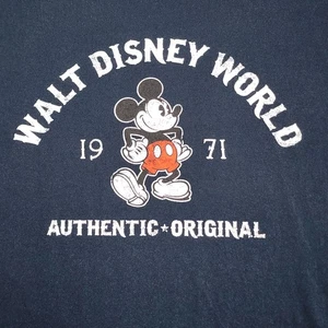 Walt Disney World camicia smanicata uomo taglia 3XL blu navy Disneyland Resort - Foto 1 di 6