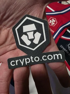 2025-26 Philadelphia 76ers Sixers Sponsor Crypto.com Black City Jersey Patch - Bild 1 von 6