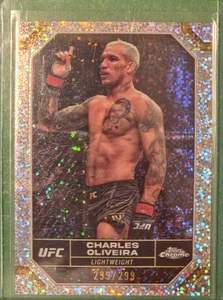 2024 Topps Chrome UFC - Charles Oliveira Speckle refractor /299 - Picture 1 of 2