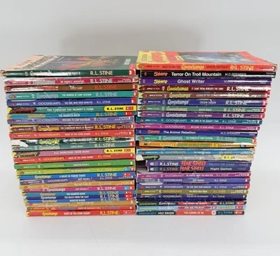 Vintage Scholastic RL Stine Apple Goosebumps Mixed Series Lot Of 51 RARE - Image 1 of 4